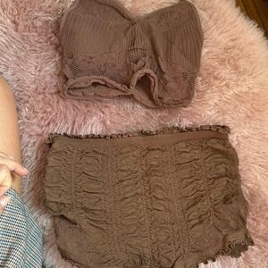 Free-people Men's Brown and Tan Bottoms